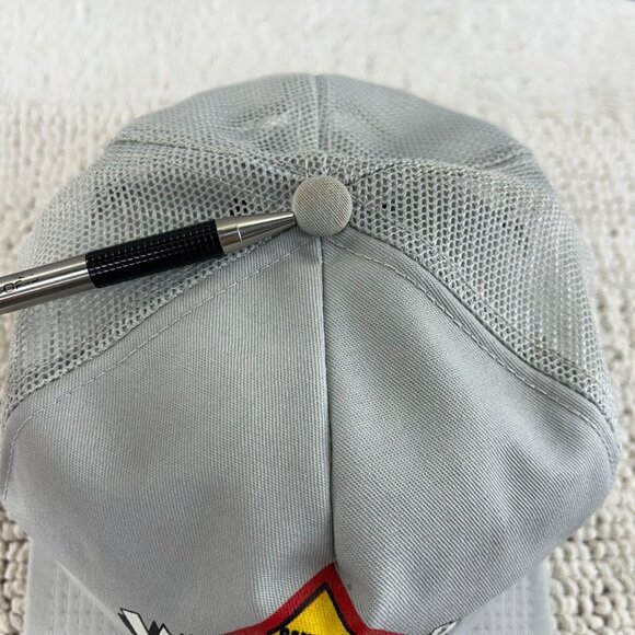 Vintage Weekend Warrior Mesh Snapback Trucker Hat OSFA Workwear Sakrete Grey Cap - Picture 9 of 11